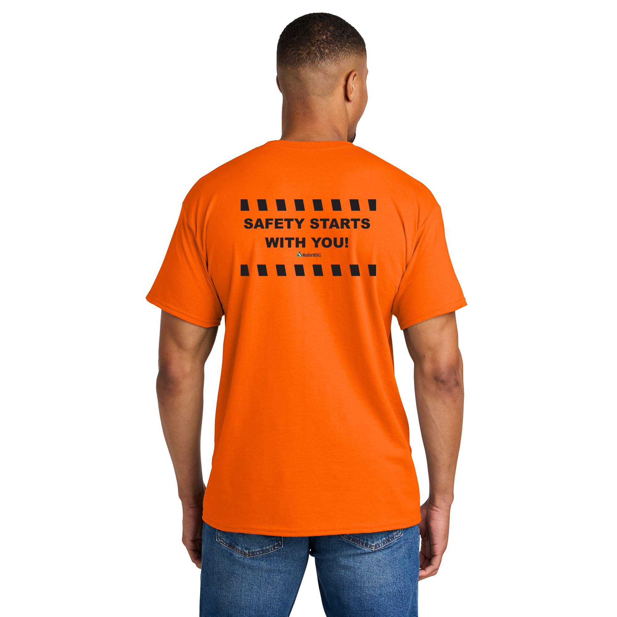 Gildan® - DryBlend® 50 Cotton/50 Poly T-Shirt with Front and Back Color Logo - Image 3