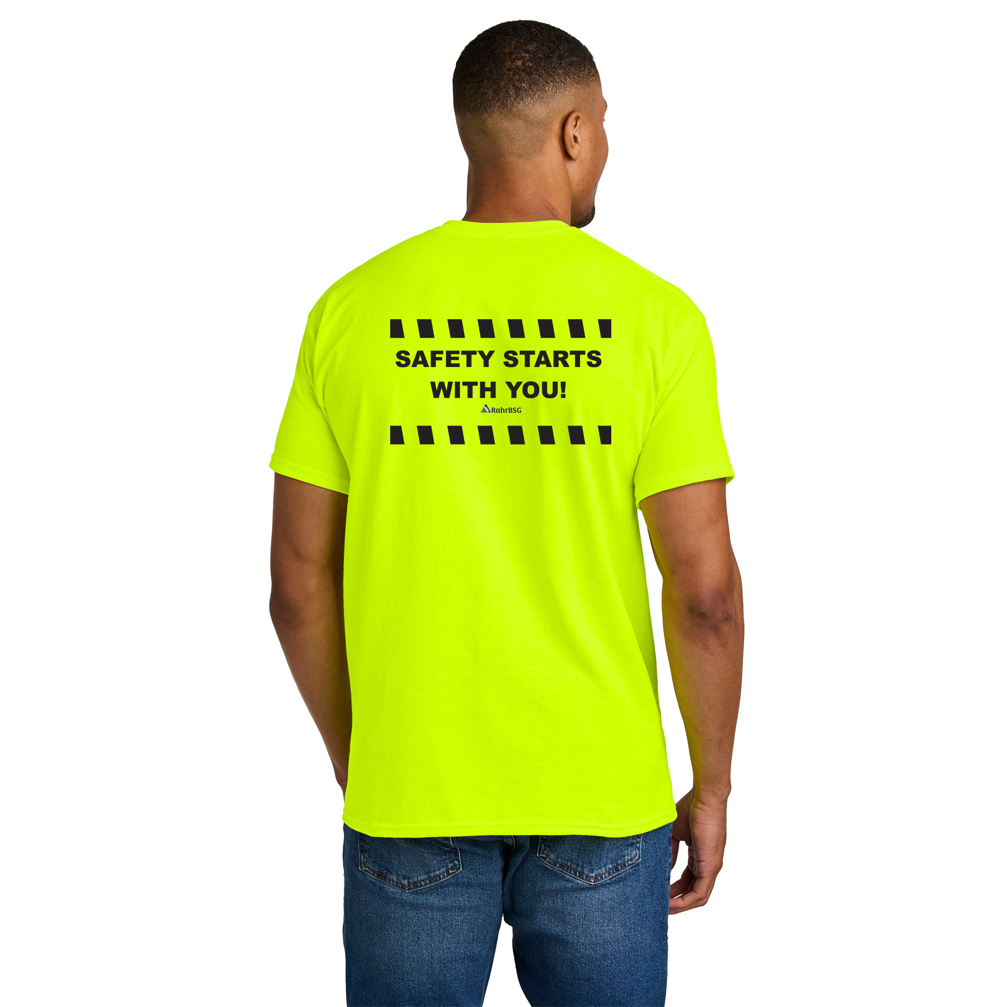 Gildan® - DryBlend® 50 Cotton/50 Poly T-Shirt with Front and Back Color Logo